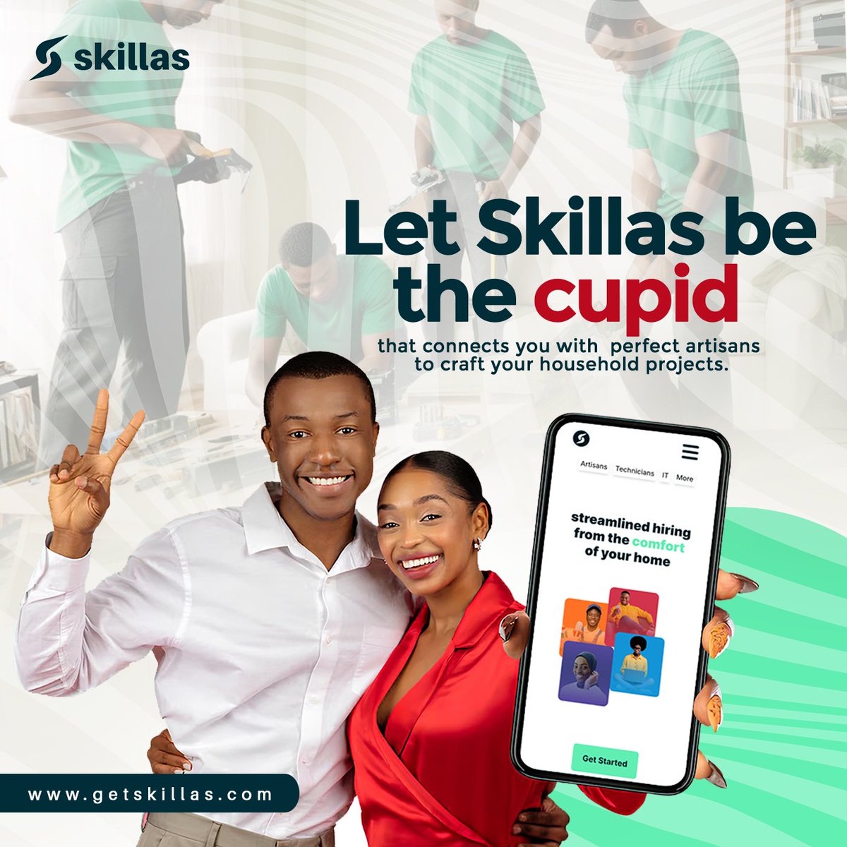 GetSkillas's tweet photo. This February, let Skillas play cupid by linking you with top artisans who can bring your dream project to life with skill and precision. Find the perfect match for your needs today on GetSkillas!

#february
#skillas2025
#artisans
#expert
#projects
#freelancing https://t.co/pbmBsta3sG