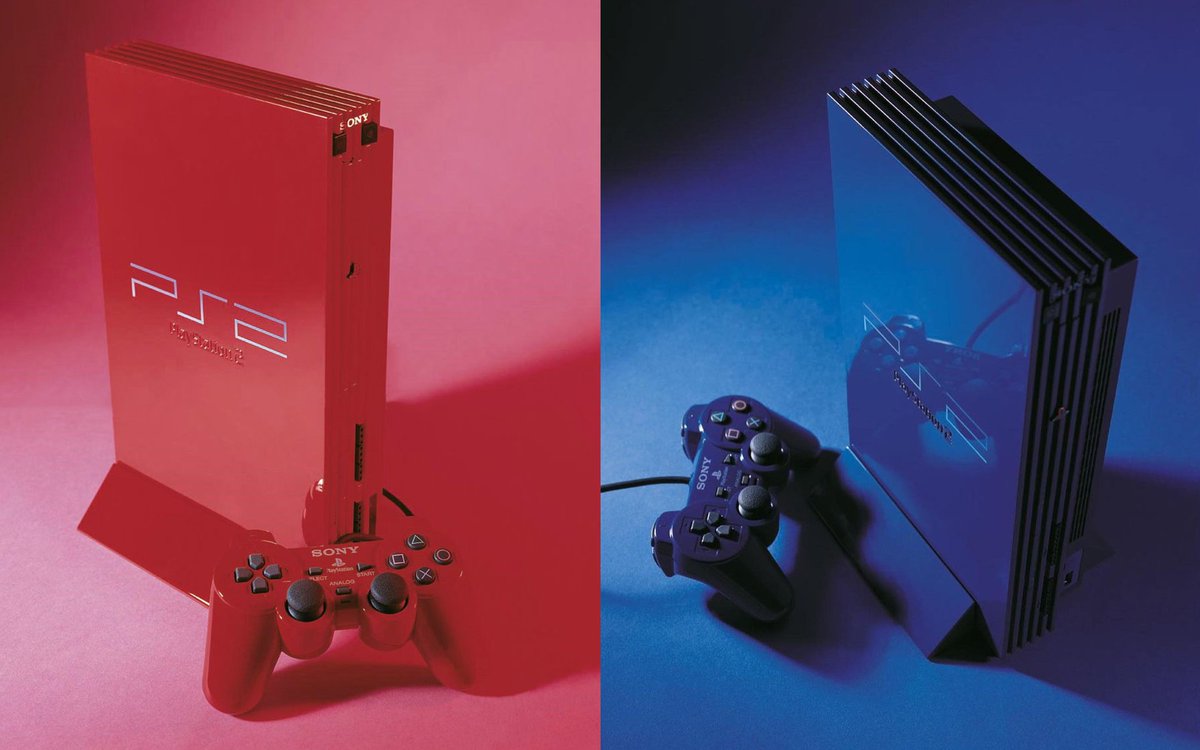 Super Red and Astral Blue