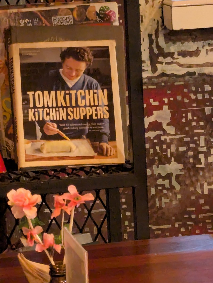 CasaAbbott's tweet photo. @TomKitchin - out for lunch in Kuala Lumpur and find our favourite chef's book next to us! #smallworld !! https://t.co/vlQ8e53Og6