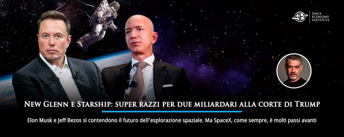 Come due multimiliardari alla corte di #Trump potrebbero decidere il futuro della <a href="/NASA/">NASA</a> e dello #spazio tout court.

E con quali mezzi.

Per lo #SpaceEconomyInstitute ne scrivo con <a href="/mariniteo/">Matteo Marini</a> qui 👇

spaceeconomyinstitute.com/2025/01/30/new…

#ElonMusk #JeffBezos

1/2