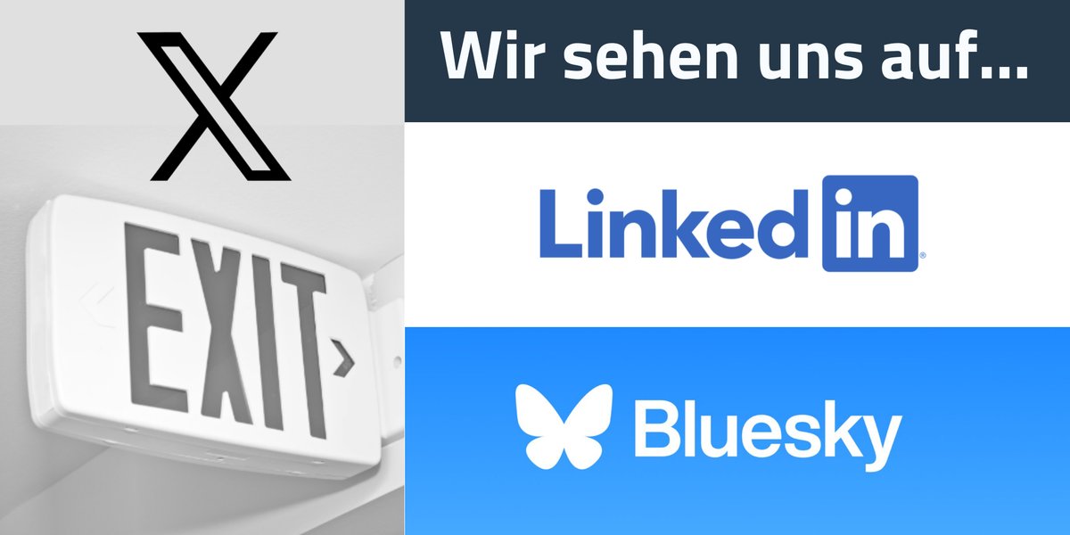 #eXit: 2013 haben wir zum 1. Mal getwittert, heute posten wir ein letztes Mal auf X. Das war keine einfache Entscheidung. Der Deutsche Städtetag als Stimme der Städte informiert euch aber auch weiter in sozialen Netzwerken. In Zukunft hier: staedtetag.de/presse/folgen-…