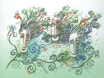 Belki de onların gözünde, masallardan çıkıp gelmiştim ben, ne yapacağımı kestiremeden, köyün üstünde öylece, kendi hızımın içinde kaybolmuşçasına uçup duruyordum. Ola ki başka bir masala gidecektim ama, henüz o masal yaratılmamıştı. 
#hasanalitoptaş
#benbirgürgendalıyım