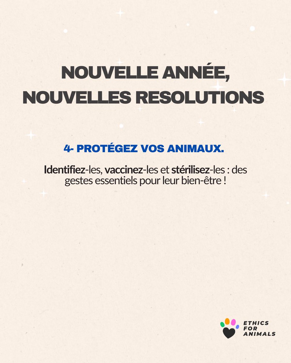 Nos conseils pour 2025

En cette nouvelle année, toute l’équipe d’Ethics For Animals vous souhaite, à vous et à vos amis à quatre pattes, beaucoup de bonheur et de joie.