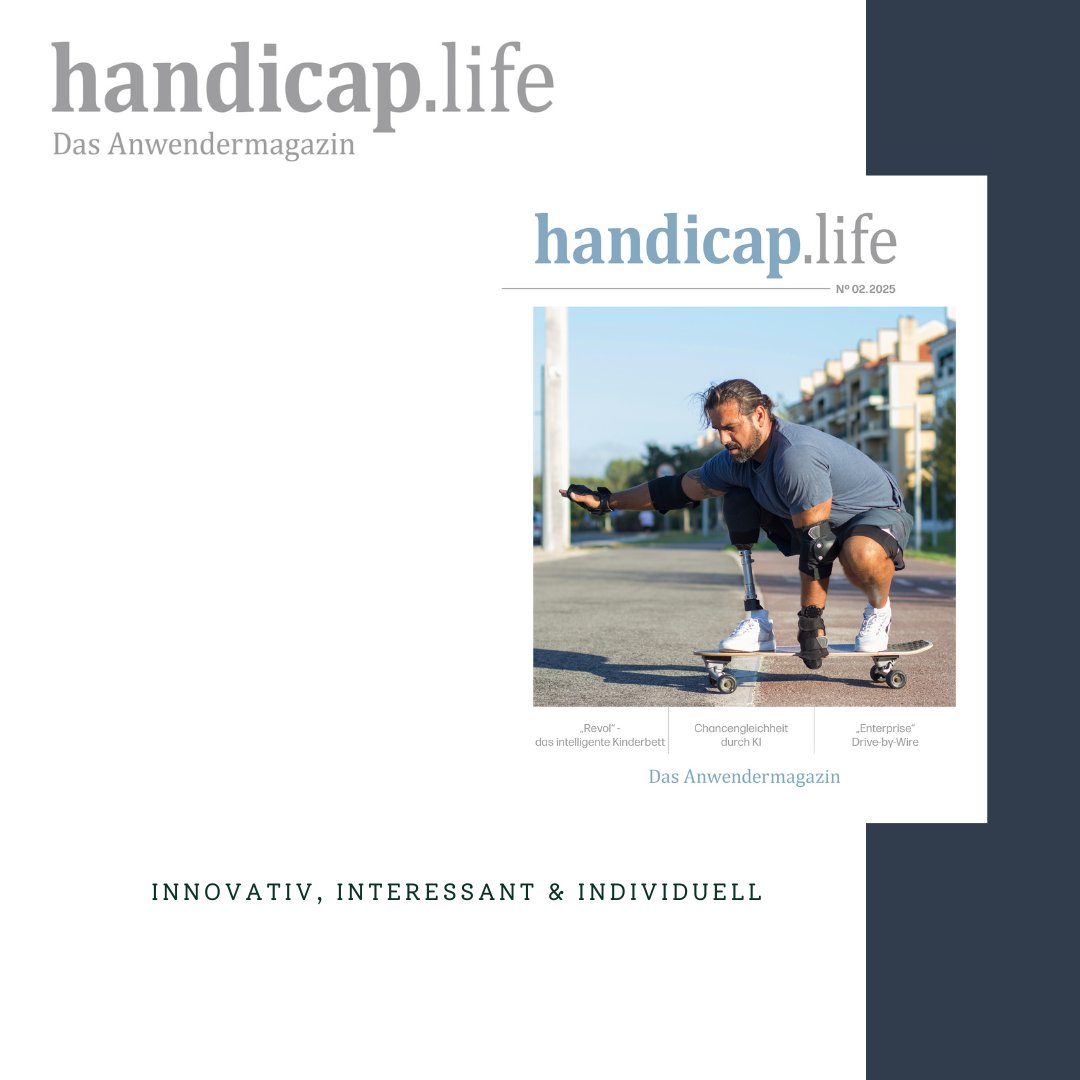 📰Hier geht es zur neuen Ausgabe unseres Anwendermagazins handicap.life

handicap-life.com/aktuelle-ausga…

Coverfoto: pch.vector_freepik.com

#Handicaplife #MomoMagazin #MagazinMomo
#Mobilität #Motion #Barrierefreiheit #Handicap
#Inklusion #Wheelchair #Technik #Paravan