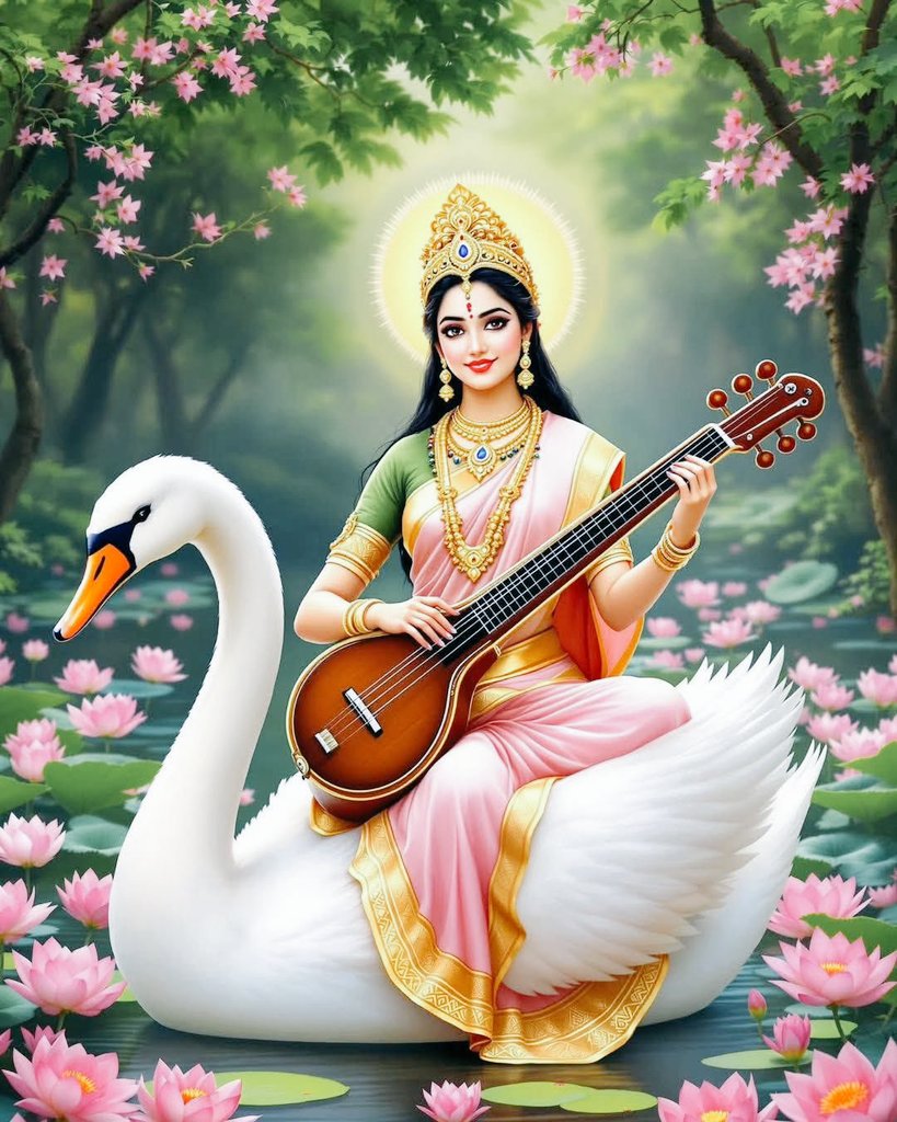 MrinalThakuli's tweet photo. আজি বিদ্যাৰ আৰাধ্য দেৱী সৰস্বতী পূজা🧡
সৰস্বতী মহাভাগে 
বিদ্যে কমললোচনে । 
বিশ্বৰূপে বিশালাক্ষী 
বিদ্যাংদেহী 
নমোহস্তুতে।। https://t.co/trOvjMFMmd