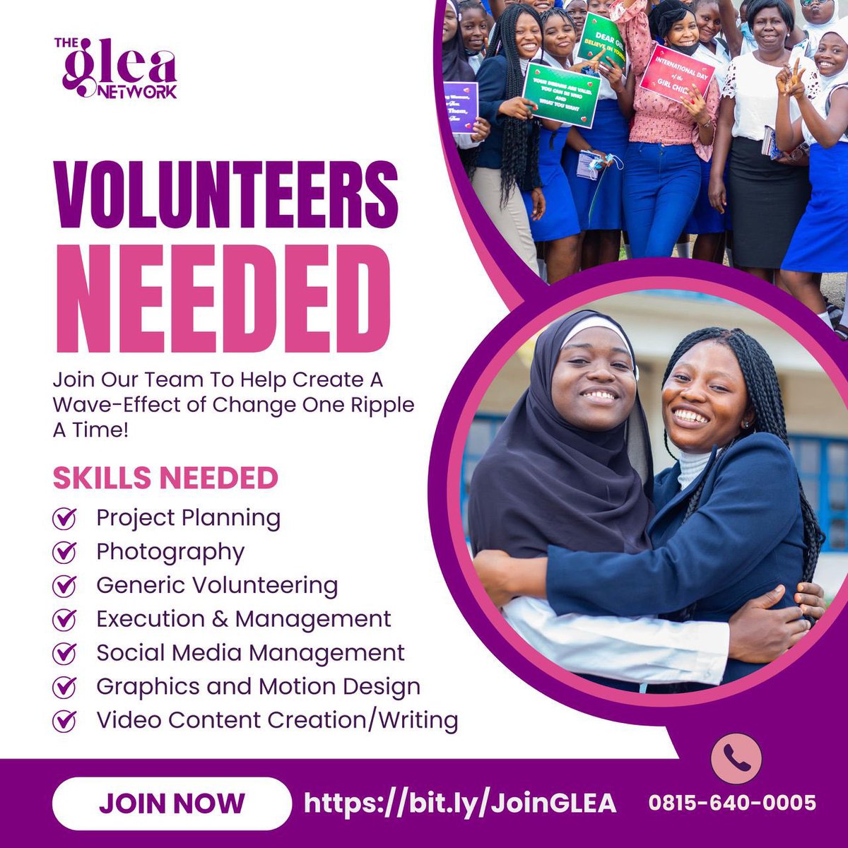 thegleanetwork's tweet photo. Join us!
We are primarily based in Ibadan but we are open to volunteers across the country especially from university campuses. 
https://t.co/BF3zZxBqqw https://t.co/ZDSS9lqESq