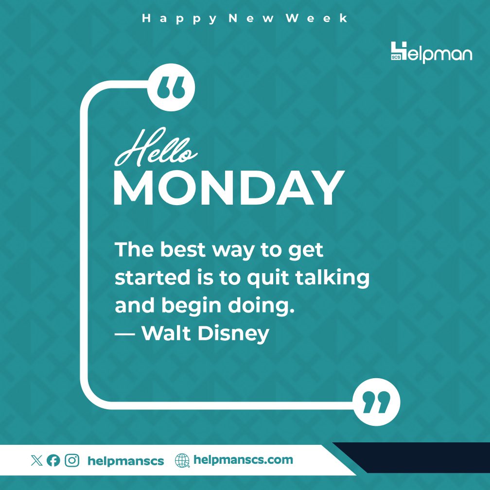 Helpmanscs's tweet photo. “New week, new goals! 💪 Stay focused, keep learning, and push your limits. Success starts with the first step—take it today! 🚀 #MondayMotivation #HSCS #KeepGrowing” https://t.co/0k8MTEQgu9