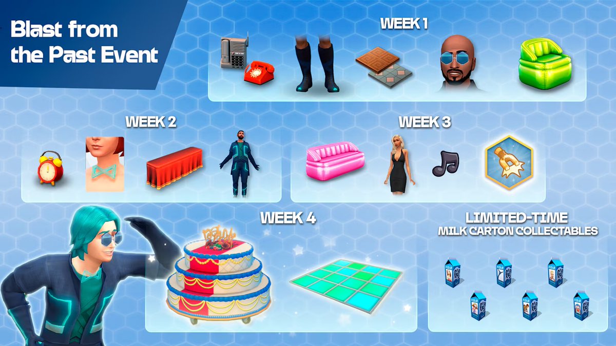 SimNoticiasES's tweet photo. ¡Buenos dias simmers, feliz inicio de semana!

Noticias🚨🚨

Recordar que mañana 4 de febrero por el aniversario de los sims recibiremos una actualización en los sims 4 con mas de 70 artículos y una nueva misión enfocada en encontrar elementos del pasado de anteriores entregas + https://t.co/ooxuVOahf9