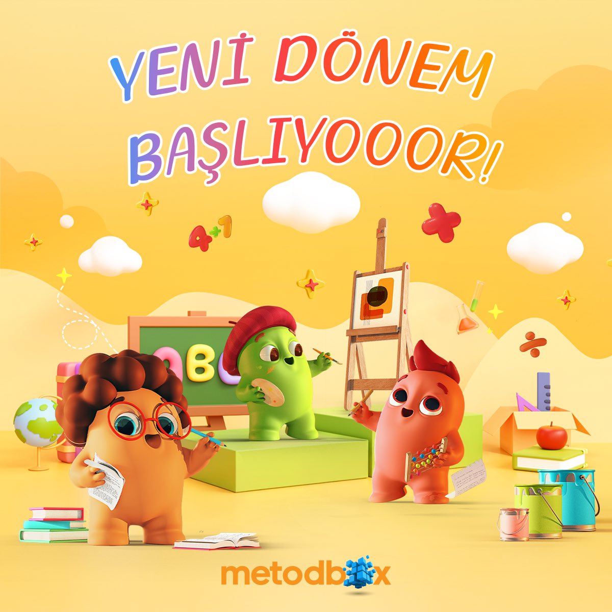 🎒📚 2. Döneme Merhaba! 🎉
Tatilden sonra enerjimizi topladık, şimdi hedeflerimize daha güçlü bir şekilde odaklanma zamanı! 💪✨
 
Tüm öğrencilere ve öğretmenlere başarılarla dolu bir eğitim dönemi diliyoruz. 🍀
#metodbox #yenidönem