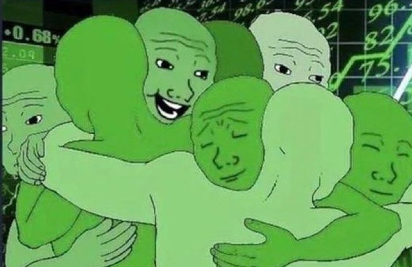 naiivememe's tweet image. May be the real gains were the friends we made along the way