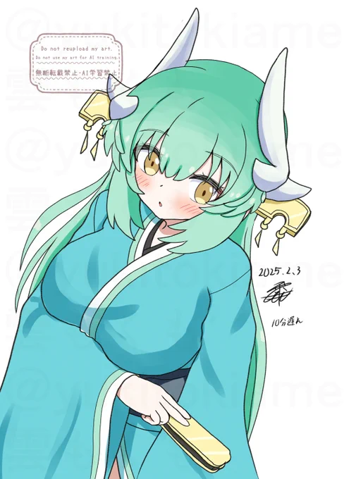 ワンドロ(10分オーバー) きよひー#FGO  #清姫 