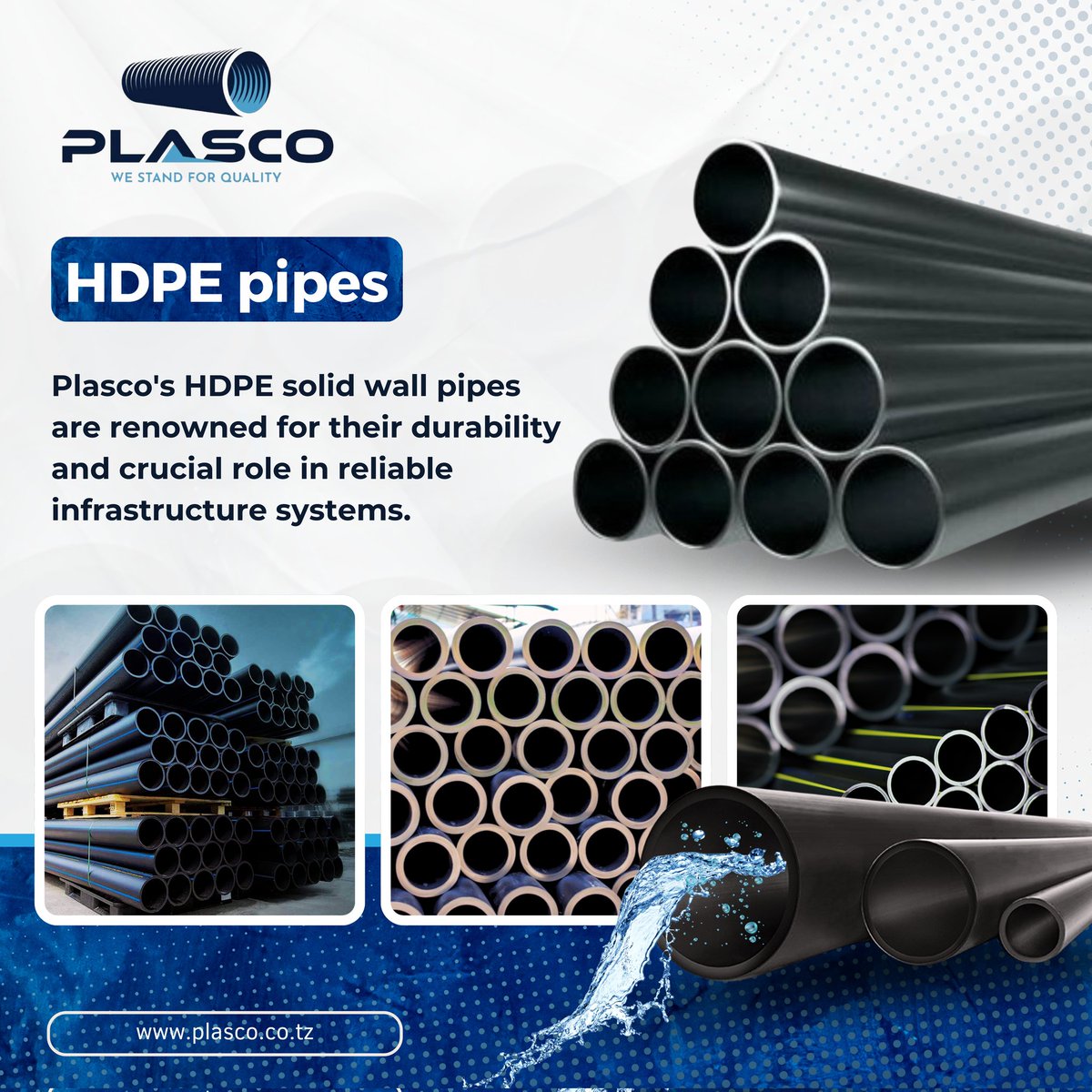 plascoltd's tweet photo. Durable. Reliable. Built to Last. 💪🔵 Experience the strength of HDPE pipes for a seamless flow! 

#StrongConnections 
#HDPEPower" https://t.co/fkl3ym7dIP