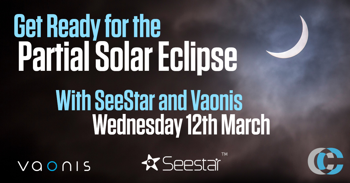 Join us Wed, 12th March! 🔭 Hands-on with SeeStar &amp; Vaonis!

👉 ow.ly/mMA750UPicM

📆 Wednesday 12th March
🕗 10:00 - 16:00
📍 Clifton Cameras, Staverton Technology Park, Herrick Way, Cheltenham, GL51 6TQ

#astrophotography #cliftoncameras
<a href="/Seestar_astro/">Seestar</a> <a href="/Vaonis_fr/">Vaonis</a>