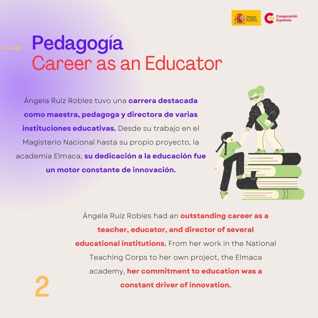 EmbEspAustria's tweet photo. 📚¿Sabías que la inventora española Ángela Ruiz Robles, creó la primera versión de lo que hoy conocemos como libro electrónico?  
💡Did you know that Spanish inventor Ángela Ruiz Robles, created the first version of what we know as the eBook? #11F #WomenInScience 
@AECID_es https://t.co/woOR3t0qvP