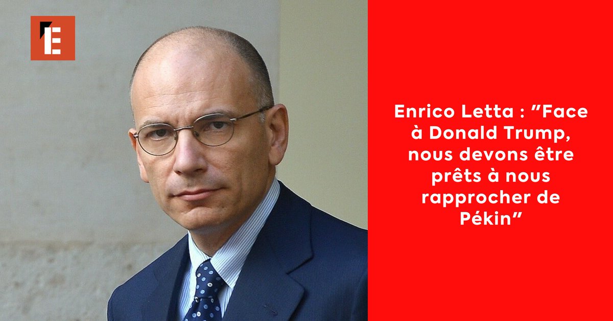 L'Express (@lexpress) on Twitter photo Enrico Letta : "Face à Donald Trump, nous devons être prêts à nous rapprocher de Pékin" ⤵️
✍️ Par <a href="/murielbreiman/">Muriel Breiman</a> et <a href="/ThibaultMarotte/">Thibault Marotte</a>
➡️ l.lexpress.fr/TcV Enrico Letta : "Face à Donald Trump, nous devons être prêts à nous rapprocher de Pékin" ⤵️
✍️ Par <a href="/murielbreiman/">Muriel Breiman</a> et <a href="/ThibaultMarotte/">Thibault Marotte</a>
➡️ l.lexpress.fr/TcV