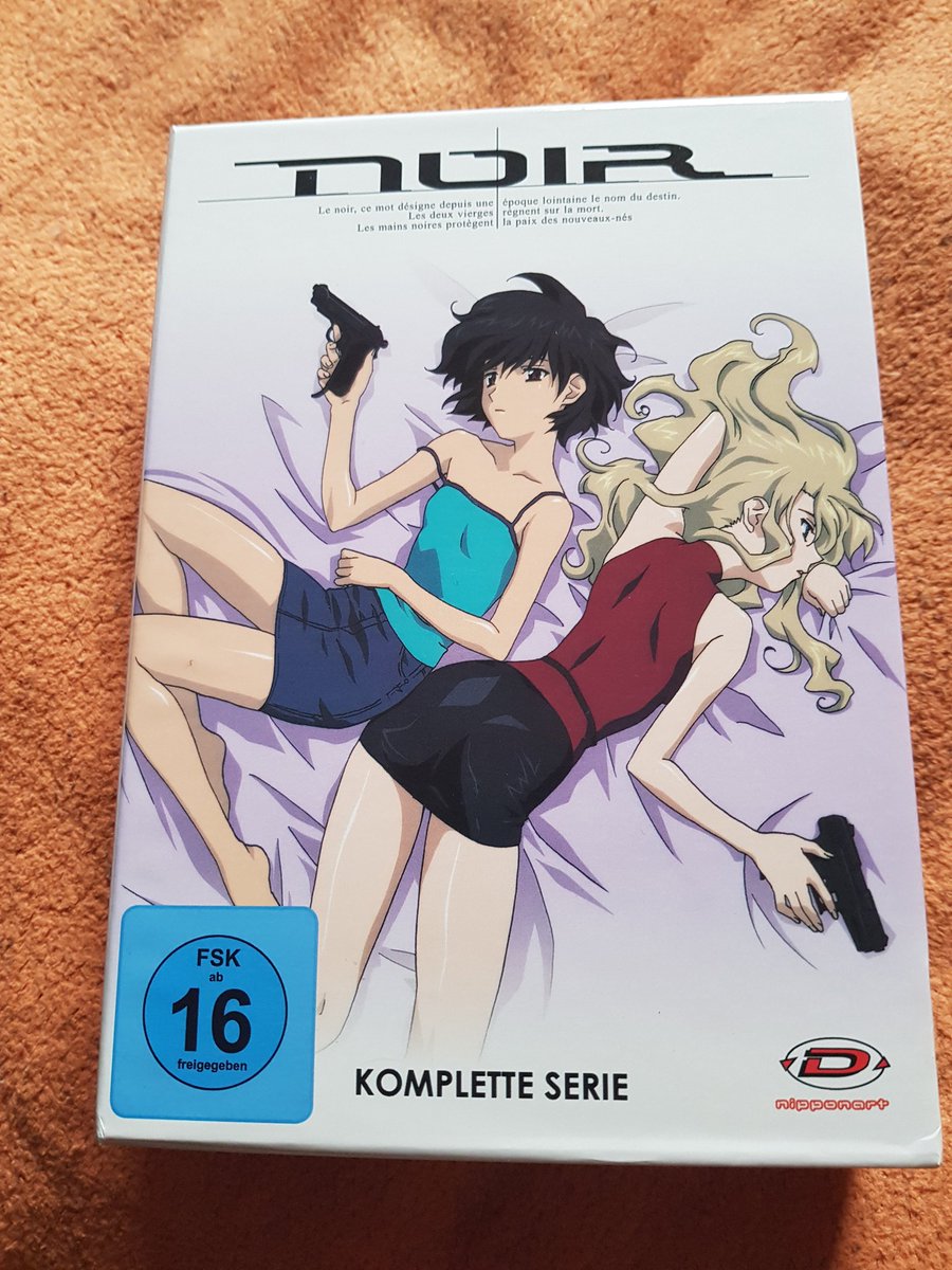 retro_otaku's tweet photo. #retromontag #retroanime #anime 
Einen schönen Retromontag Morgen wünsche ich euch meine Lieben.
Heute habe ich einen Anime Klassiker mitgebracht, den ich damals auf VIVA/MTV gesehen habe: Noir aus dem Jahr 2001, vom Studio: Bee Train.- https://t.co/KukXaVxC2W