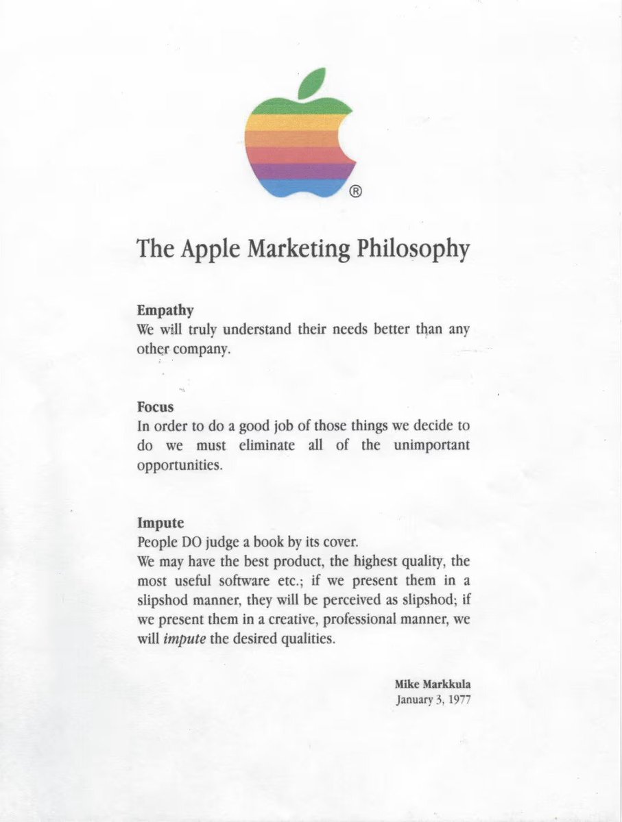 Apple Marketing Philosophy.