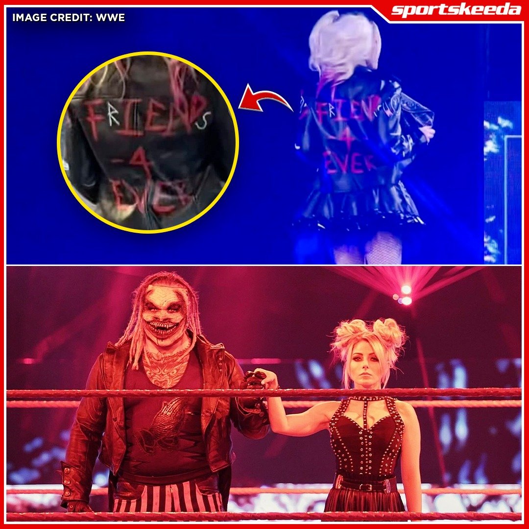 SKWrestling_'s tweet photo. #AlexaBliss gave a tribute to late Bray Wyatt during her #RoyalRumble return. ❤️

#WWE @AlexaBliss_WWE https://t.co/kVwx2AGZsR