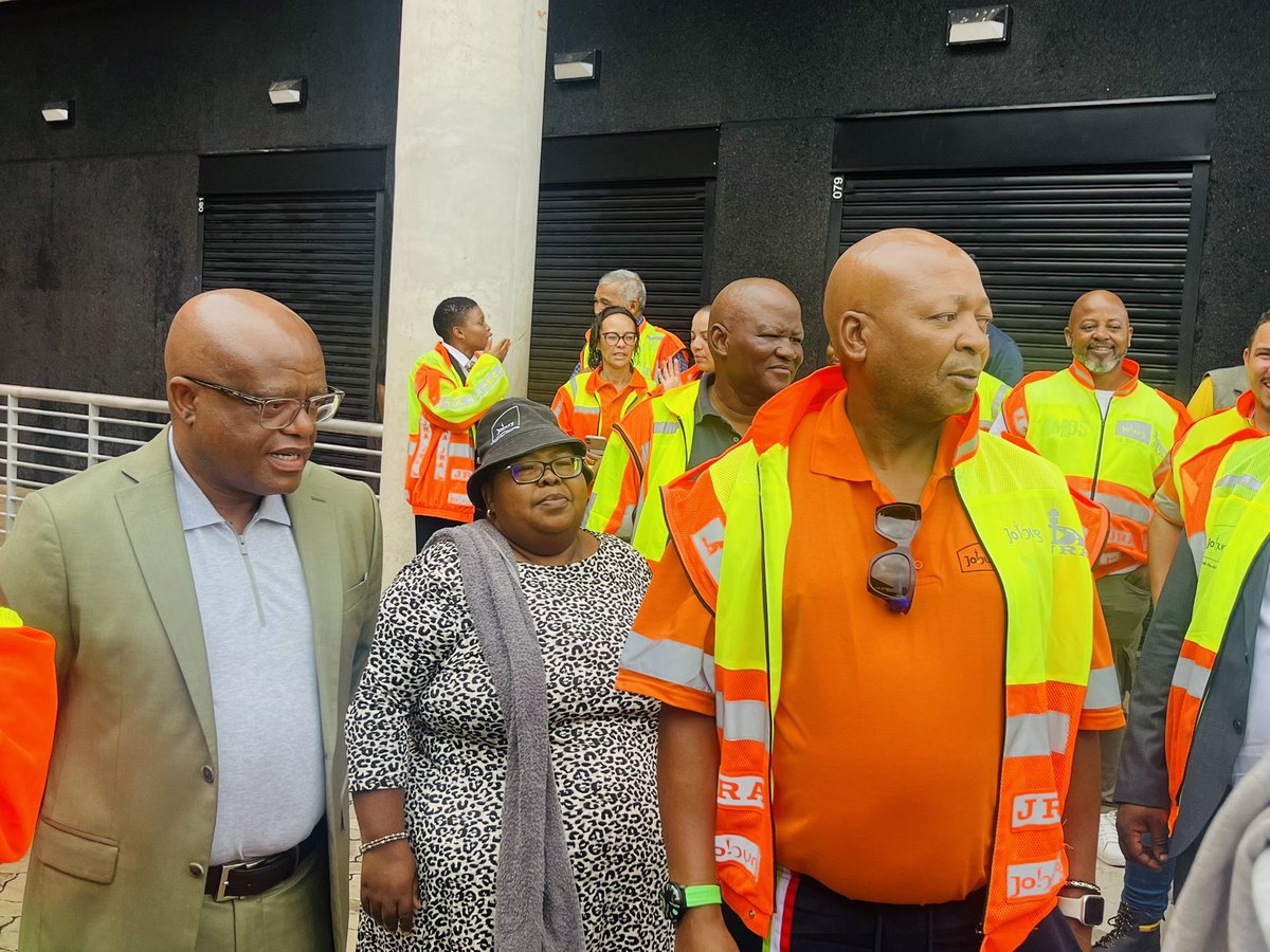 DadaMorero's tweet photo. Early this morning, we conducted with an oversight at the Johannesburg International Transport Interchange (JITI) to assess the state of readiness of this important facility in Johannesburg.

#Mobility
#InnercityRejuvenation https://t.co/30ix2lKjsp