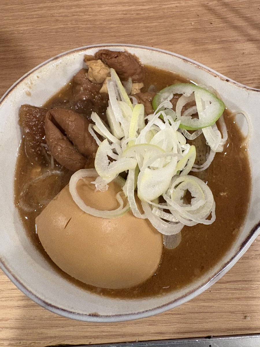 liveyoung2019's tweet image. #VＰＹ　#にこたま　#立ち飲み
煮込玉子