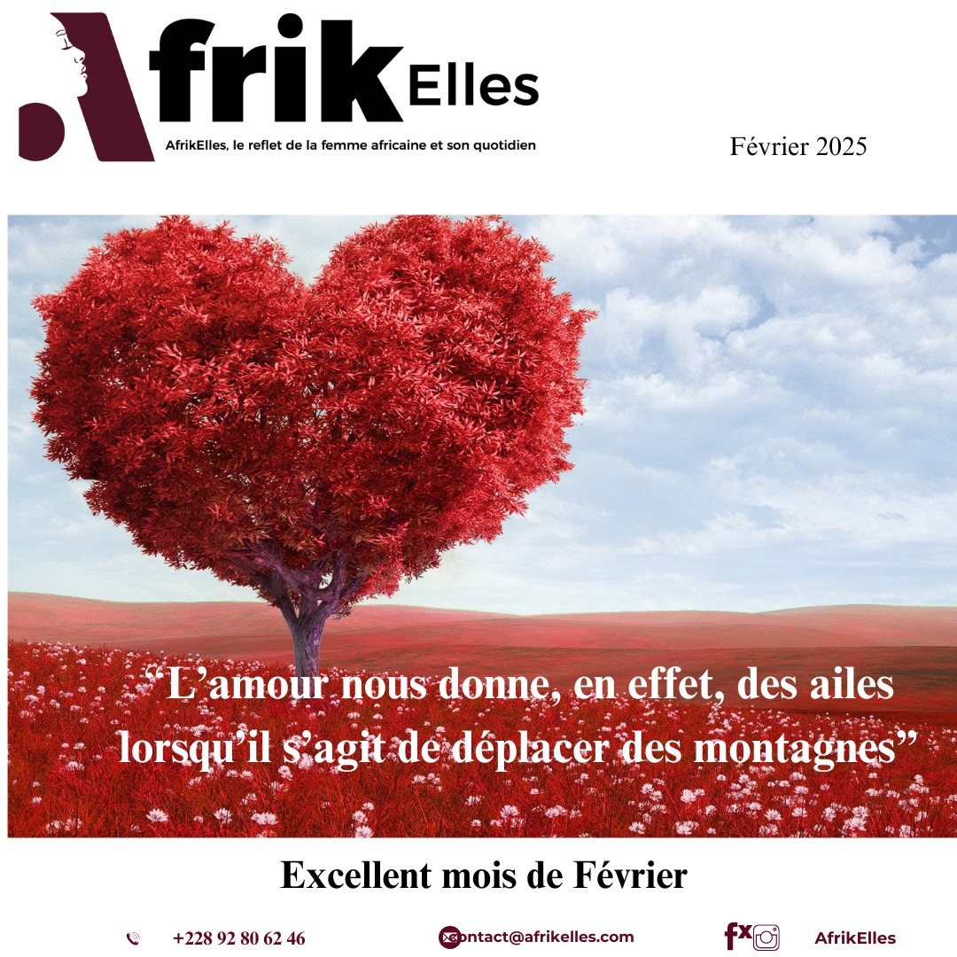 Février est le mois de l'amour! 

Nous vous le souhaitons fructueux. Profitez de tous les bienfaits de l'amour! 

Vivez-Aimez! 

#mondaymotivation
#AfrikElles