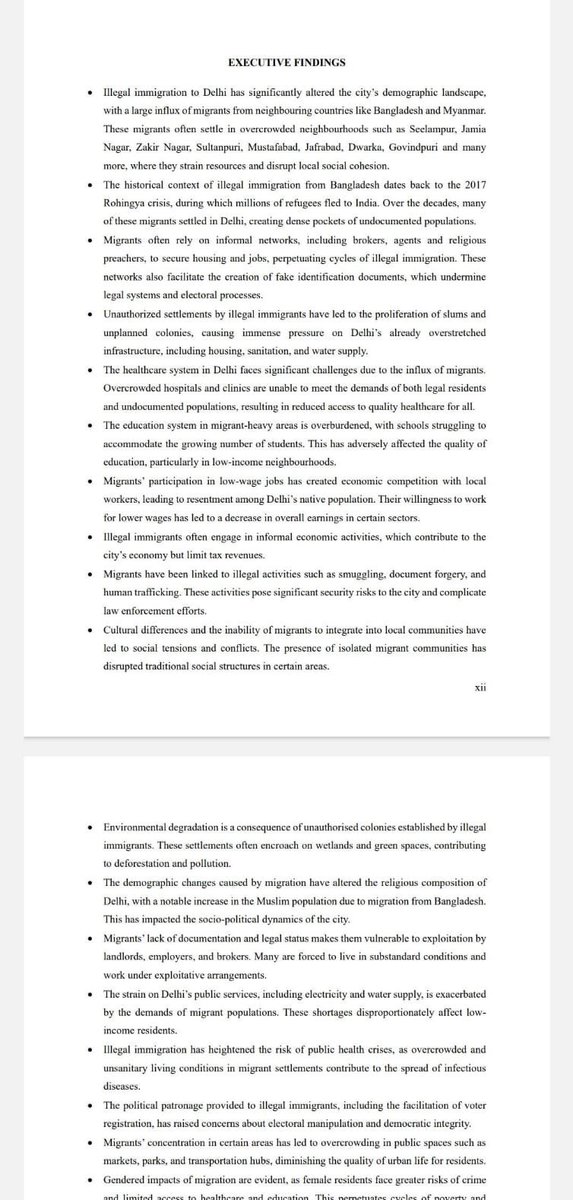 azad_nishant's tweet image. JNU has released a report on #Bangladeshis and #Rohingyas living illegally in Delhi

Report claims that the demography of Delhi is changing rapidly