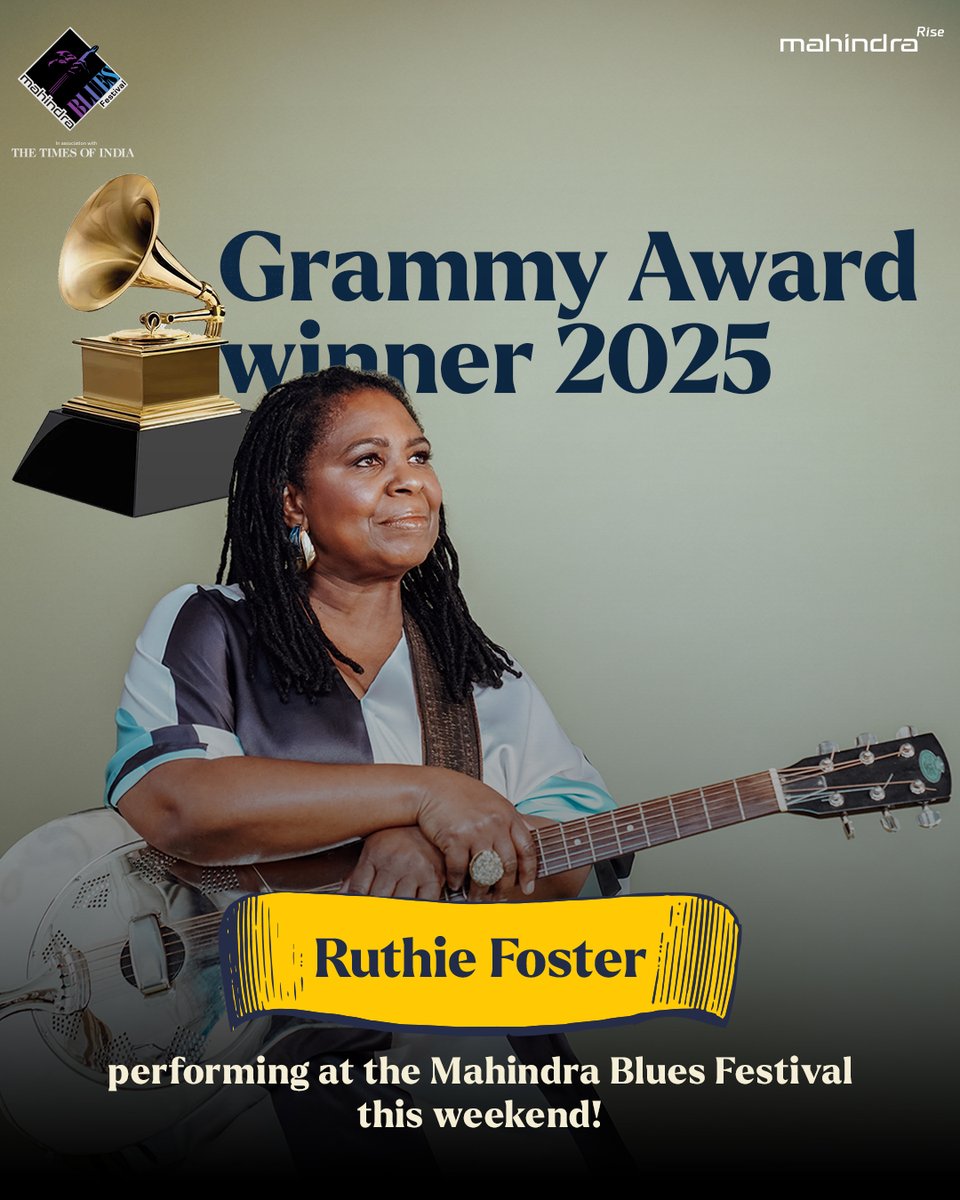 History made! Ruthie Foster wins her first GRAMMY for Best Contemporary Blues Album with Mileage, marking Sun Records’ first-ever win. See her live at #MBF2025.

 Link in bio.

 #RuthieFoster #GRAMMYWinner #MahindraBlues