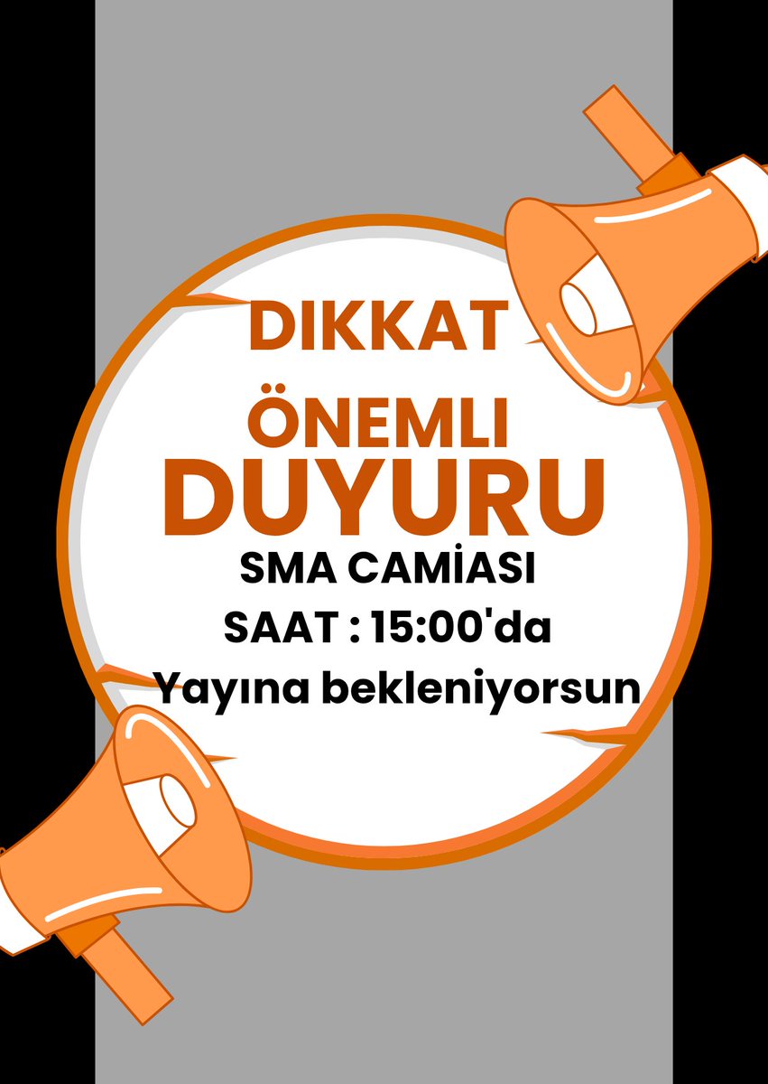 TÜM SMA GÖNÜLLÜLERİ ve AİLELERİNE DUYRULUR  

ÖNEMLE KATILIM SAĞLAYALIM LÜTFEN .