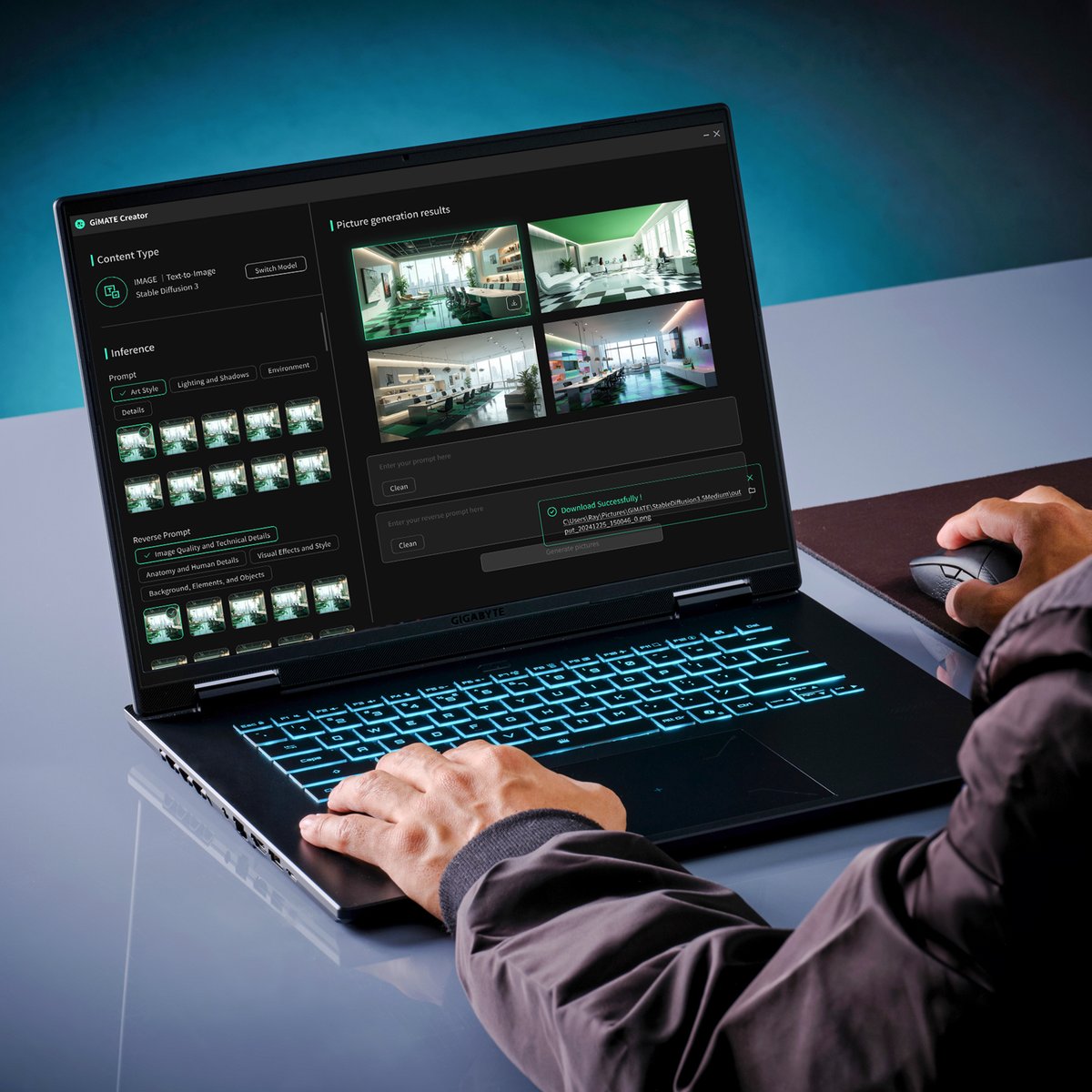 GIGABYTE_DE's tweet photo. GIGABYTE AORUS AERO GAMING POWER ๐
๐ GIGABYTE GAMING A16 ๐ฎ๐ช Notebook ๐
Dank an ๐๐ ๐ธ๐ฅ๐ป: @aorus_official
#AORUS #GIGABYTE #GIGABYTEGAMINGA16 #Intel #NVIDIA #RTX50 #RTXAIPC #AlonRTX #AI #gaming @nvidia.ai.pc https://t.co/2eB85vQX1J