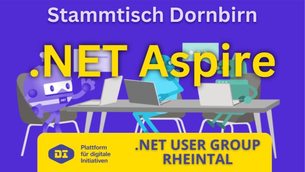 marcmenghin's tweet image. REMINDER: Anmelden und vorbeischauen .NET User Group Meetup zum Thema .NET Aspire in der Postgarage Dornbirn!
#dotnetdev #vorarlberg #dornbirn #dotnetaspire
meetup.com/dotnet-user-gr…