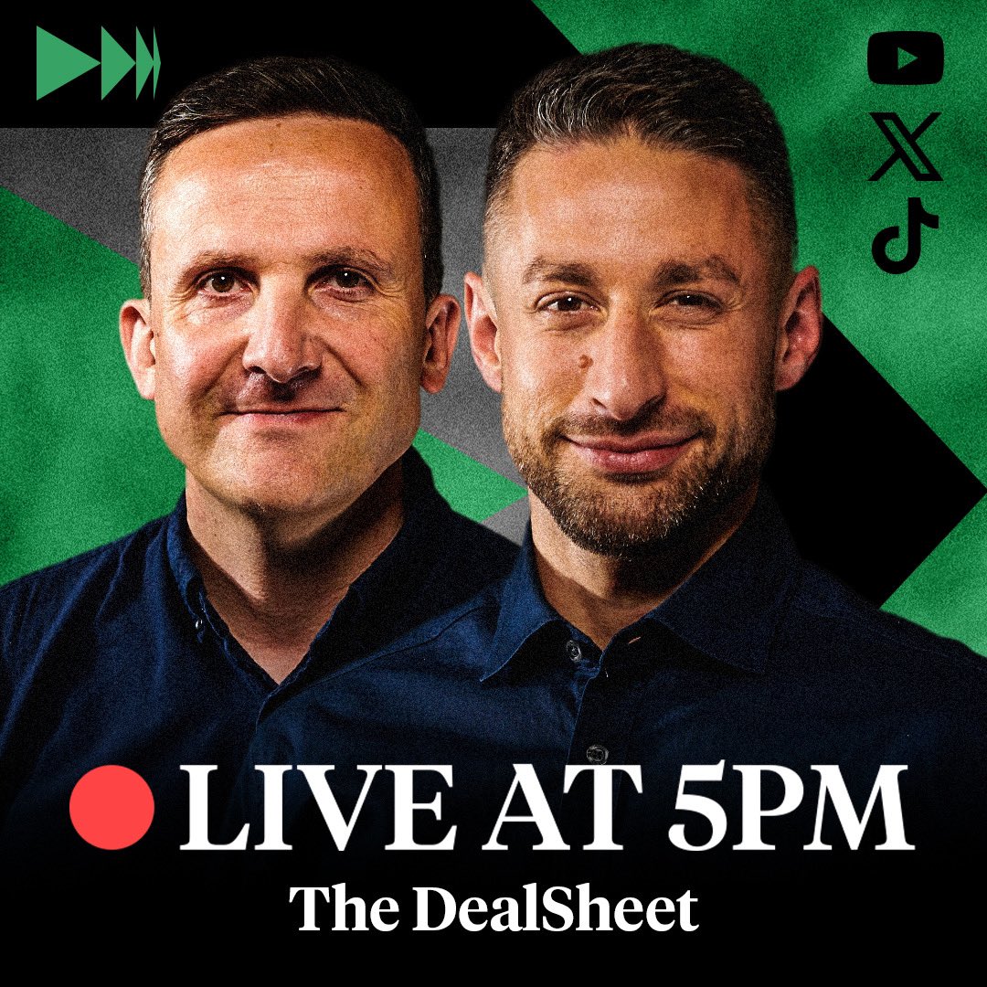 David_Ornstein's tweet image. 🎥 Join us at 5pm UK @TheAthleticFC to keep across Transfer Deadline Day

❓Any questions, just reply to this message &amp;amp; we’ll attempt to offer answers on the show

▶️ In the meantime, give this a listen - Anatomy of a Transfer: pod.fo/e/2a7731

#DeadlineDay