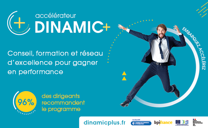 Développement et performance de l'#entreprise, pensez à l'accélérateur DINAMIC+ !
✅Diagnostic 360°
✅Conseil de haut niveau
✅Conduite au changement
✅Formation et e-learning
✅Intégration d'un réseau d'excellence
Prochaine session le 6 mars en #vendée 👉 urlz.fr/tYRo