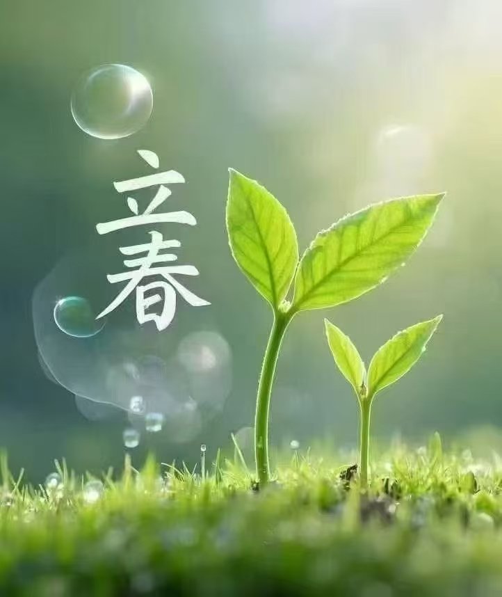 《蝶恋花·立春》
斗转星移春又至，紫气东来，万物生新意。寒梅吐蕊香飘溢，岸柳垂丝春色里。
风雨莺燕歌今世，晨昏交替，春韵满天地。金蛇奋起开新纪，万里江山春景丽。