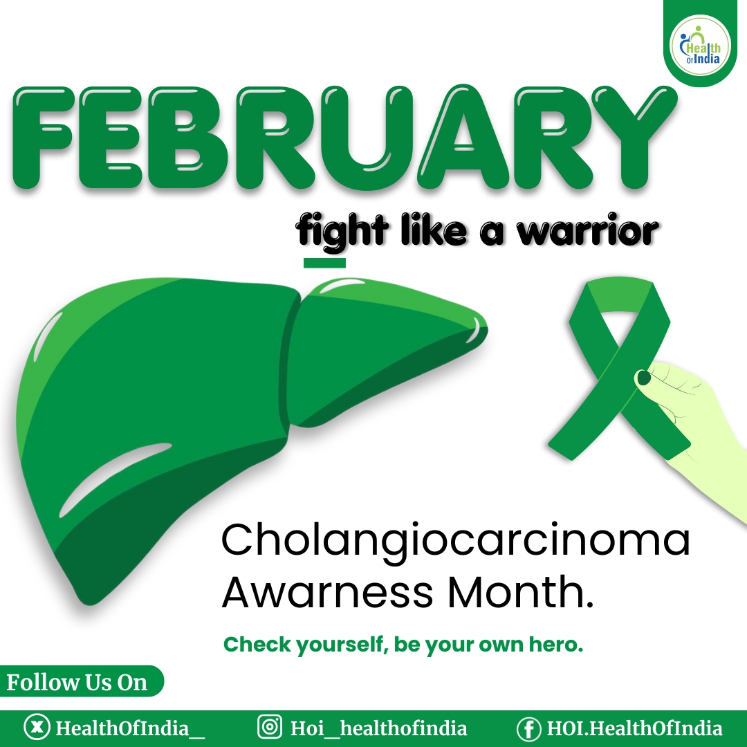 HealthOfIndia_'s tweet photo. February is Cholangiocarcinoma Awareness Month💚 
 #HealthOfIndia #LiverHealth #FightLikeAWarrior https://t.co/fXy2ApyumV