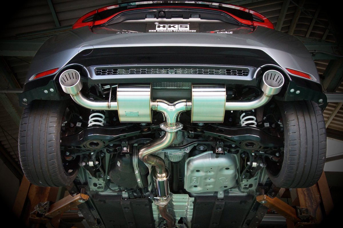 HKS 追っかけ シビックタイプR FL5 マフラー LEGAMAX Sports HKS 追っかけ シビックタイプR FL5 マフラー LEGAMAX Sports