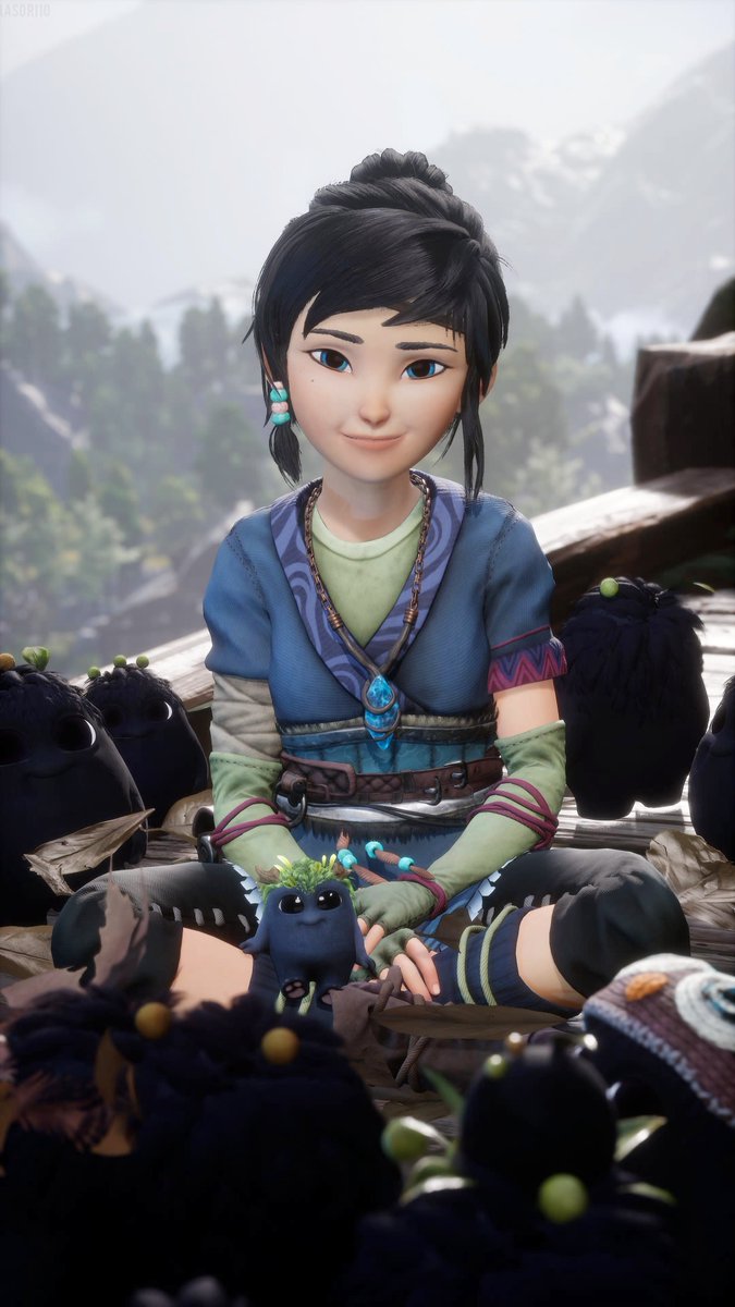 Rasori10's tweet photo. Kena and Friends
#KenaBridgeOfSpirits #KenaPS5 #Kena #VirtualPhotography https://t.co/j67l2mA7Jv
