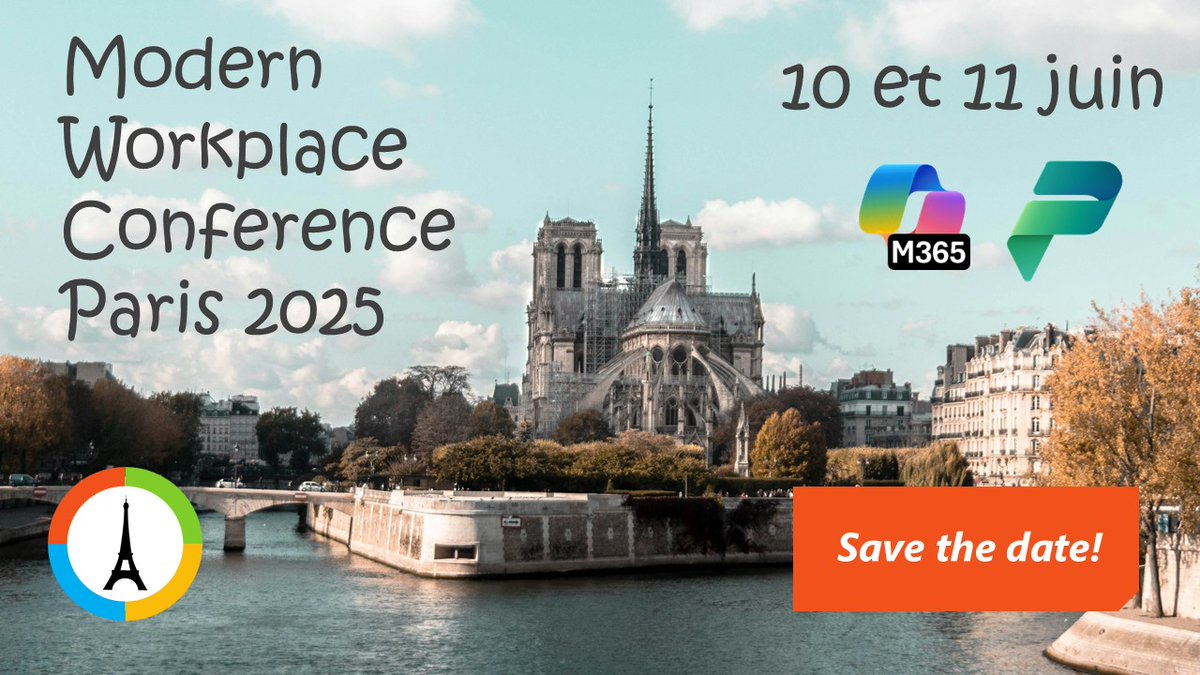 Modern Workplace Conference Paris #MWCP25 tweet media