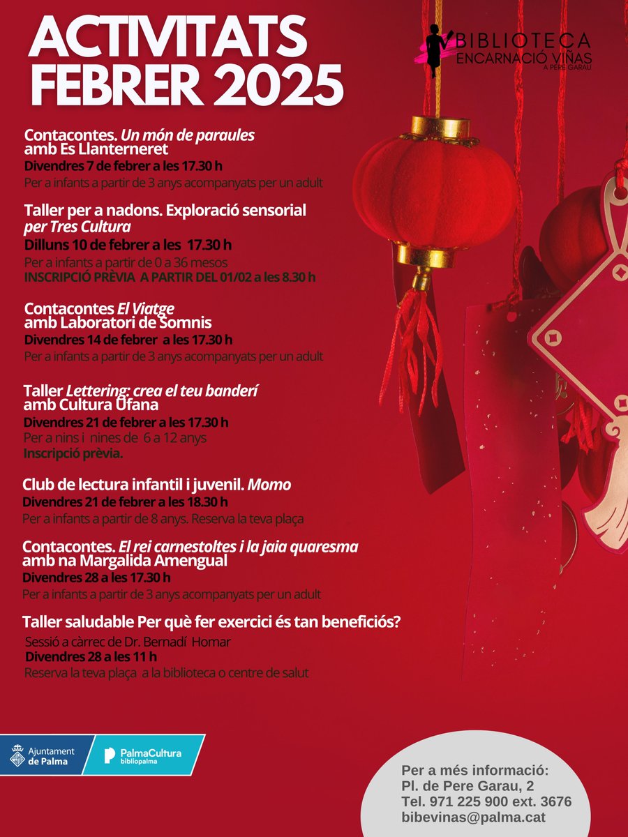 Activitats del mes de febrer!