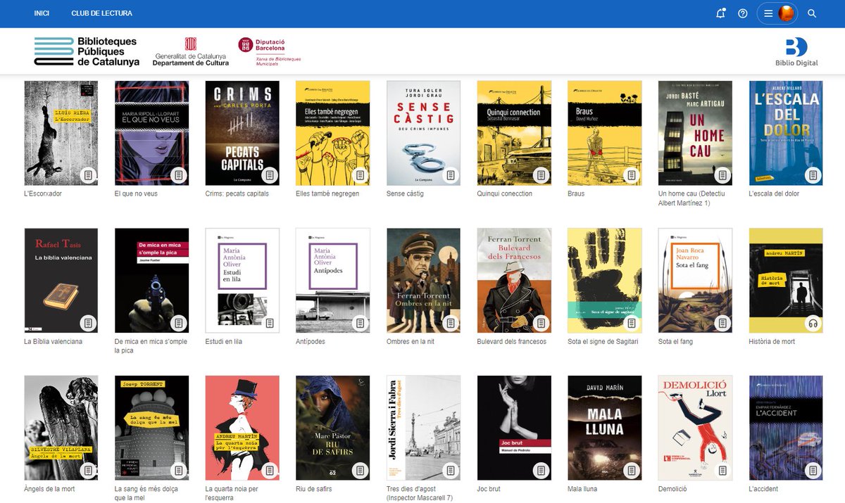 La #BCNegra comença dilluns vinent, 10 de febrer, però les nostres 'col·leccionistes' s'avancen una setmana i us proposen un carrusel de negra 🧨🔪🔫💰 amb un marcat accent català a la #BiblioDigital 
Gaudiu-lo: ow.ly/XamC50USfVK
<a href="/bcnliteratura/">Barcelona Literatura</a>