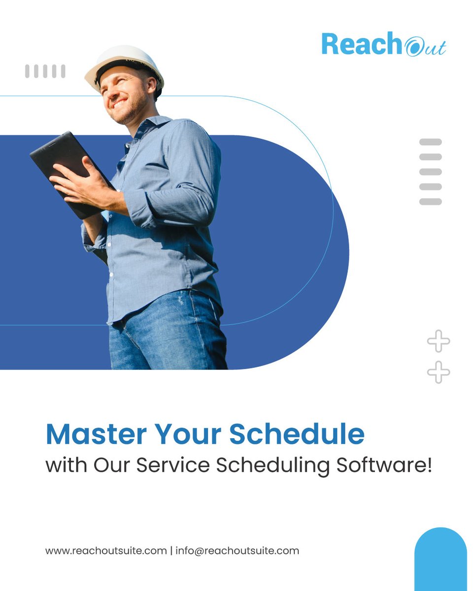 ReachOutSuite's tweet image. Take control of your operations with our all-in-one Service Scheduling Software that streamlines every aspect of your service business.
reachoutsuite.com/service-schedu…
#ServiceScheduling #FieldServiceManagement