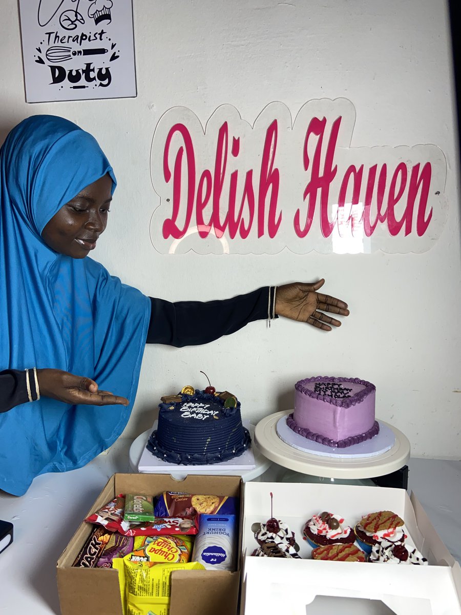 Delish_haven's tweet photo. Hi X,

My name is Ghoniyah and I'm the creative force behind Delish Haven. 

Over here,we bake yummy cakes for every celebration, Smallchops, banana bread and also curate treatboxes 

We are known for our creativity and ability to create stunning masterpiece

📍: ILORIN
PLEASE RT https://t.co/M5XWJTMfYU