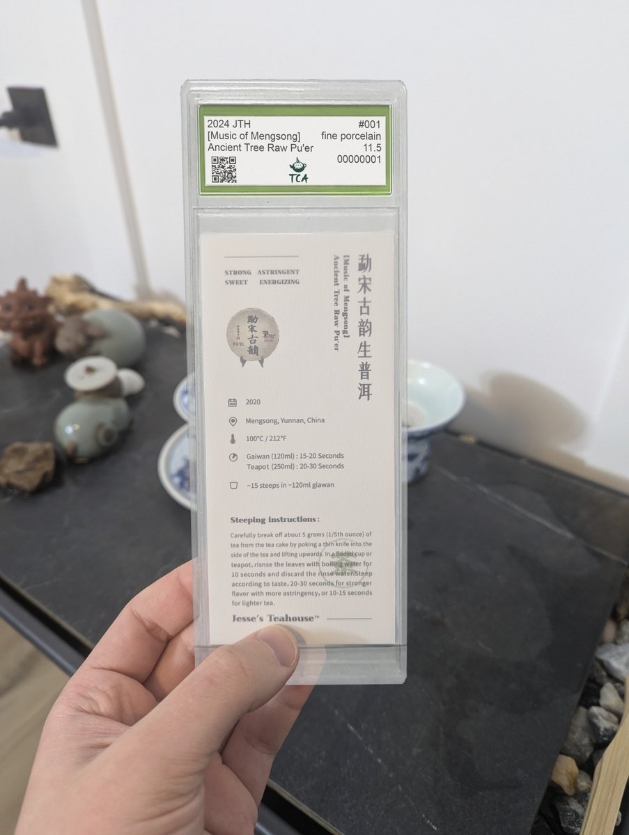DynamicTypo's tweet photo. just got my jesse's tea house tea sheet authenticated https://t.co/7MefGoaVnW