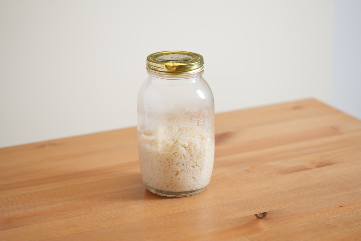 thedenispashkov's tweet image. Working on the new menu featuring jiu niang – a complex ferment that is produced by the combination of yeast and molds (both Aspergillus and Rhizopus).

#fermentation