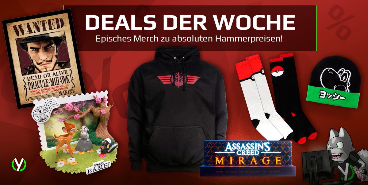 🚨 Deals der Woche bei Yvolve! 📷
yvolve.shop/collections/we…

Jede Woche neue Angebote auf deine Lieblingsprodukte! 🎊⚠️ 

 #Deals #Angebote #Gaming
