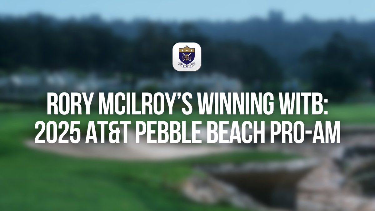 BonnytonGC's tweet image. 🏆 Rory McIlroy’s winning WITB at the 2025 AT&amp;amp;T Pebble Beach Pro-Am! 🏌️‍♂️🔥

Check out the full setup &amp;amp; details here ➡️ bonnytongolfclub.com/blog/

#Golf #Golfers #GolfIsLife #WITB #PGATour ⛳