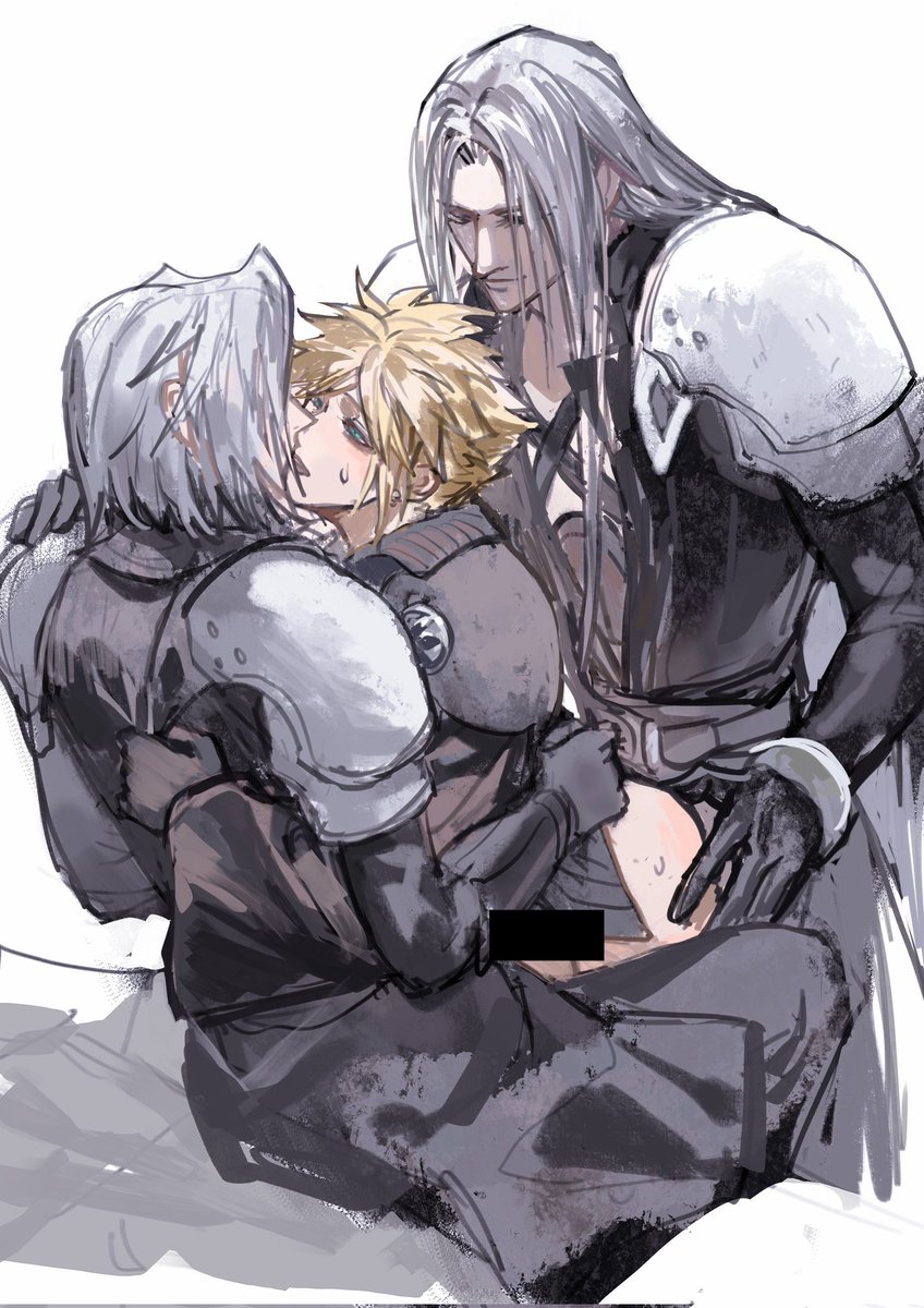 _Moyna_'s tweet photo. 奥利奥和利奥利😋

#セフィクラ #sefikura #FF7R #FF7  #萨菲罗斯x克劳德 https://t.co/5GjbAnfjH1