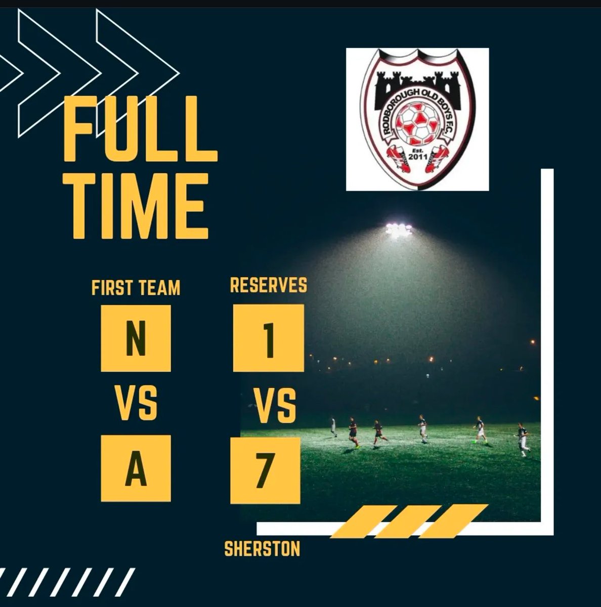 R_OB_FC's tweet photo. Disappointing weekend for the reserves in their @Stroud_League fixture!   All the best to @SherstonTownFC for the rest of the season! https://t.co/ry3c6Wl59p