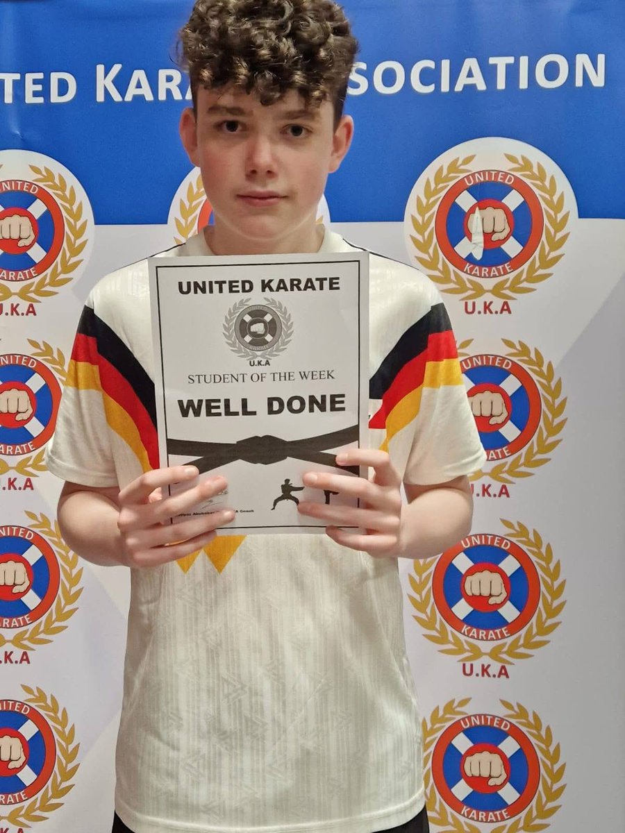 UnitedKarate's tweet photo. Well done students of the week Govanhill Club 😬 👀 🥋 💪 https://t.co/MRfNlCFnZL