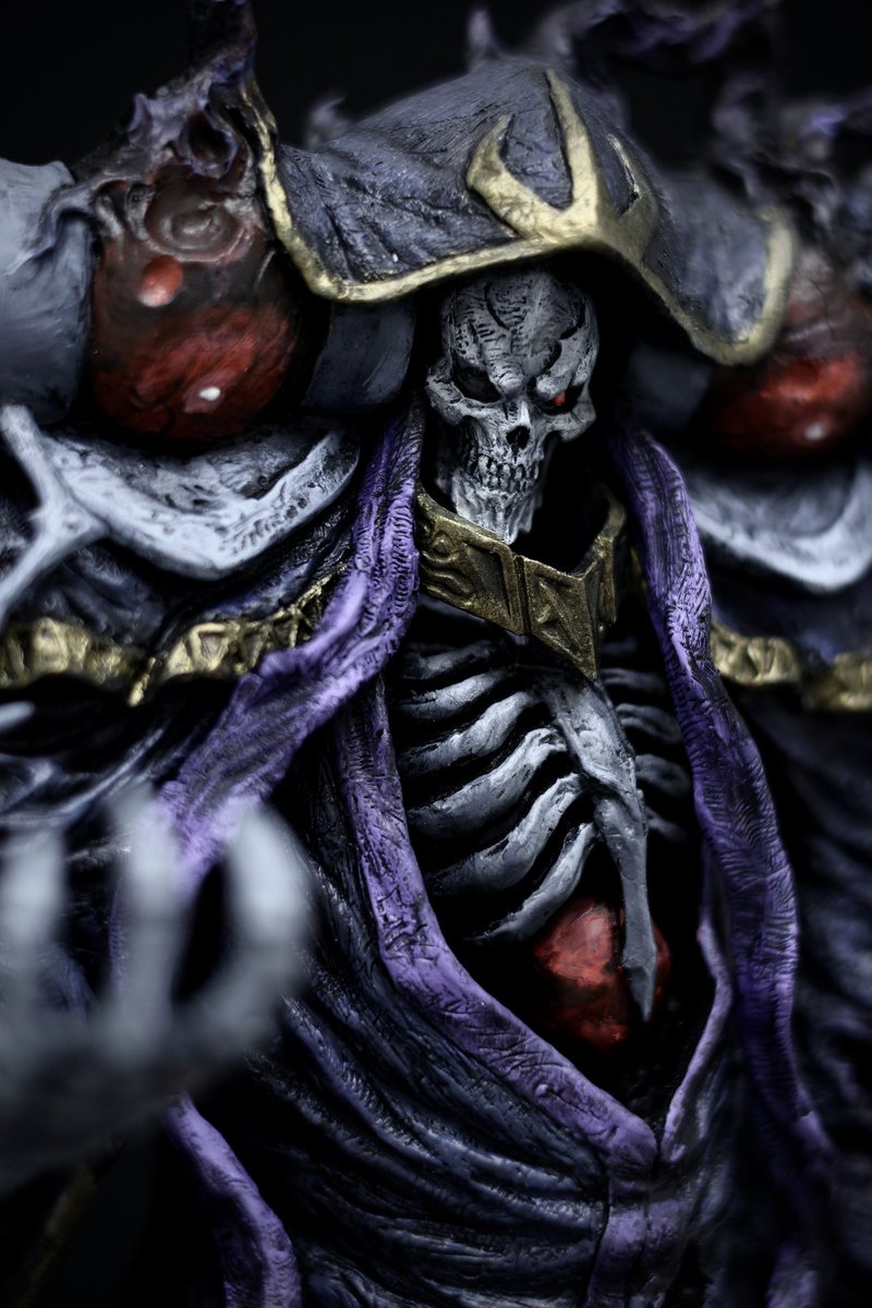 WF2025 アインズ様降臨　ガレージキット　オーバーロード　ワンフェス 改めまして、 #WF2025Wおしながき 商品は全て未塗装未組立のガレージ