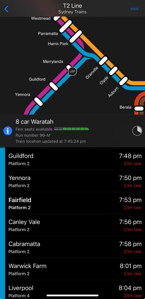 Albin111's tweet photo. @TrainsInfo Thanks Sydney trains on another amazingly run service - yeah your pay rises are justified! +34% increase is definitely performance based! @TrainsInfo #trains #sydneytrains https://t.co/YEyPiUd5Rv